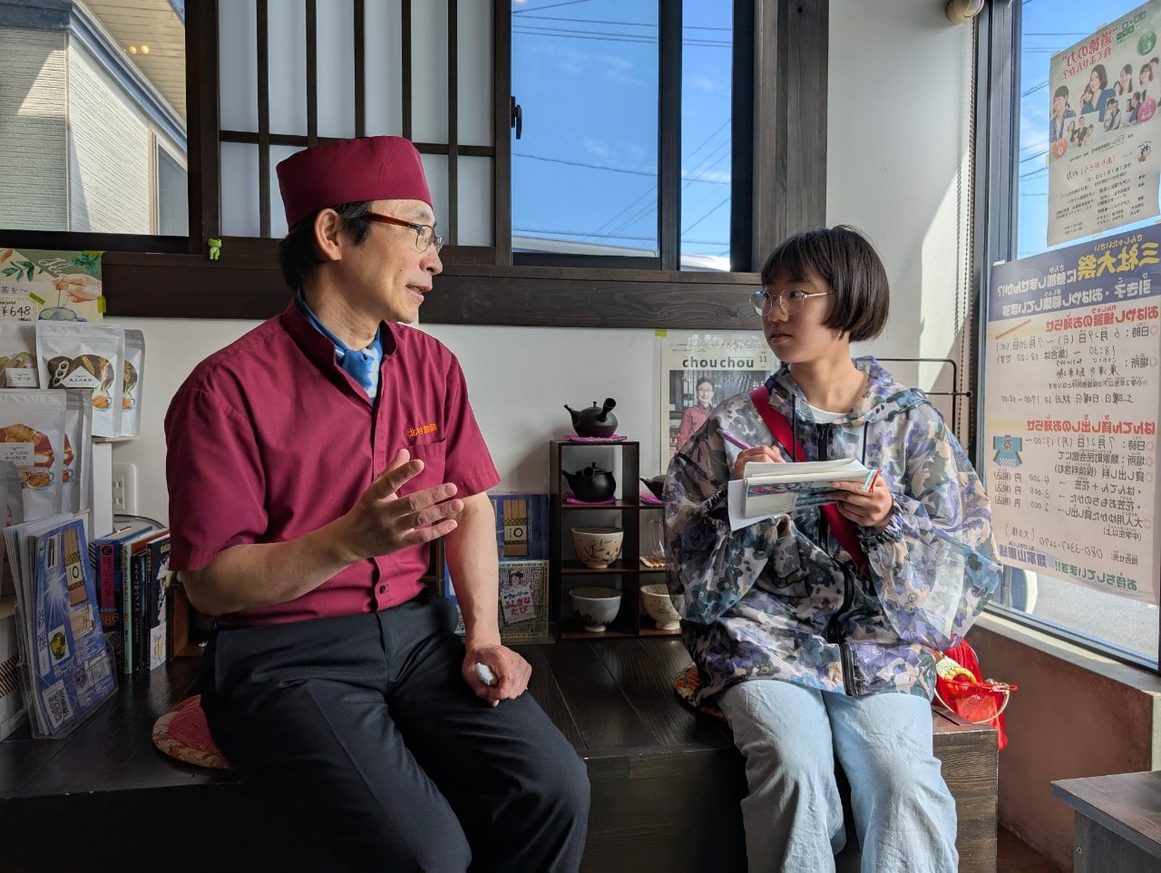 北村屋金藏さんでの取材の様子
親身になって、たくさん教えてくださいました🍵