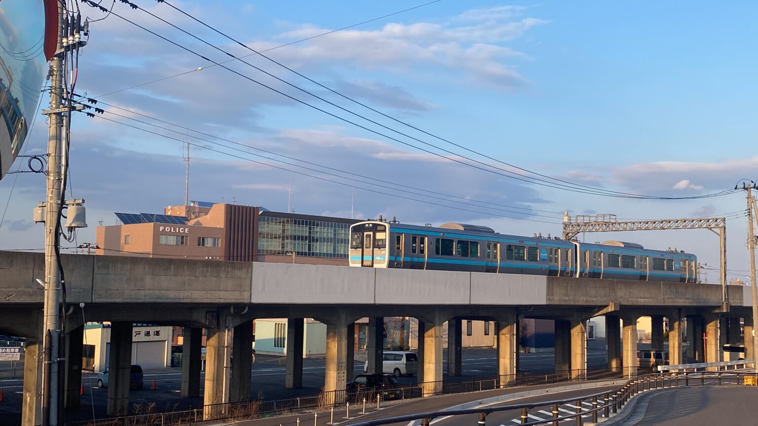 八戸線から見える綺麗な景色