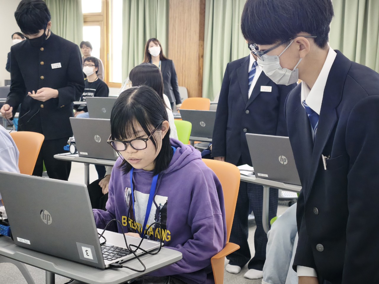 みなさん、近くで優しく教えてくれました🥲🍀