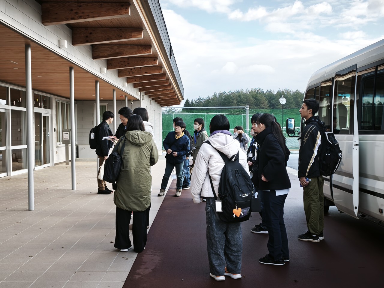 六戸学園に到着✨
