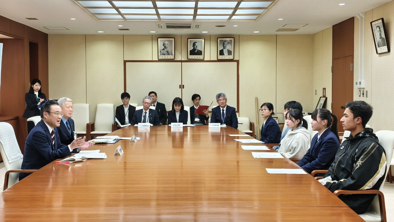 発表後には、熊谷市長から一人ひとりに、あたたかい言葉と感想をいただきました☺️